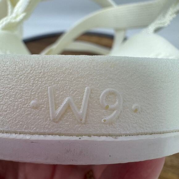 Chaco Z/1 White/Cream Single Strap Outdoor Open Toe Classic Sandals Women's 9 - Picture 10 of 12